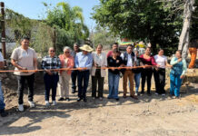 Inauguran red de drenaje y agua potable en la calle Josefa Ortiz de Domínguez, de Charo