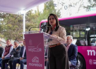 Morebús devolverá tiempo y bienestar a familias de Morelia: Gladyz Butanda