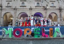 Plaza Valladolid se llenó de música, baile y tradición, con el espectáculo “Morelia siente la danza”