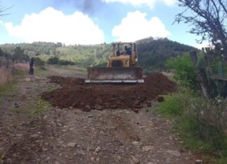Jordan Reyes pone en marcha rehabilitación del camino entre Buenavista y Las Canoas
