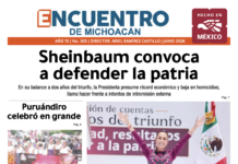 Sheinbaum convoca a defender la patria