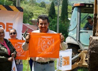 Ayuntamiento de Charo inicia nueva obra de pavimentación en la comunidad de El Arenal