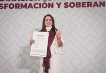‘Defendamos lo que hemos logrado’: Gladyz Butanda se registra para liderar la 4T en Michoacán