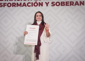 ‘Defendamos lo que hemos logrado’: Gladyz Butanda se registra para liderar la 4T en Michoacán