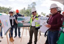Bedolla supervisa construcción de nuevo hospital del IMSS en Zitácuaro
