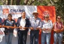 Inauguran red de drenaje sanitario en Jaripeo; beneficiará a decenas de familias
