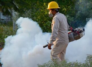 Realiza Cuitzeo Campaña de Fumigación para prevenir enfermedades transmitidas por vectores