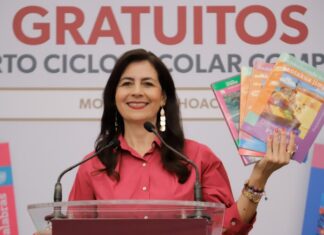 Michoacán, primer lugar nacional en entrega de Libros de Texto: Gabriela Molina
