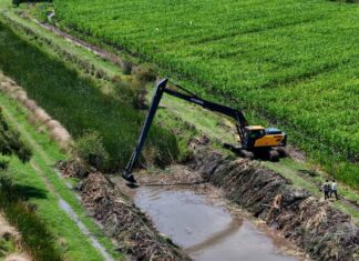 Sader rehabilita más de 31 kilómetros de canales y drenes en Sixto Verduzco y Angamacutiro