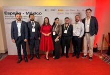 Omega Vázquez participa junto a Marcelo Ebrard en el Encuentro Empresarial España–México