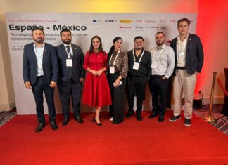 Omega Vázquez participa junto a Marcelo Ebrard en el Encuentro Empresarial España–México