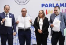 Firman Congreso del Estado y STASPLE convenio para aumento salarial y prestaciones
