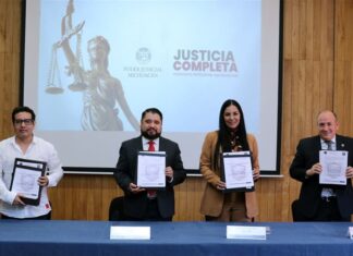 Fortalecen Tribunal de Disciplina Judicial y Fiscalía Anticorrupción coordinación para combatir la corrupción