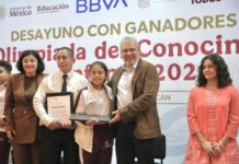 Reconoce Bedolla el talento estudiantil, entrega laptops a los 52 ganadores de la Olimpiada del Conocimiento Infantil 2026