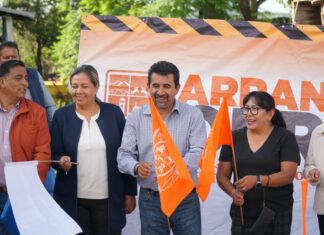 Inicia pavimentación de la calle Encuentro de Hidalgo y Morelos en el Barrio del Monumento, en Charo