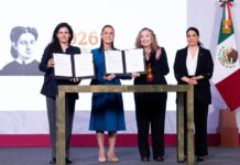 Presidenta Sheinbaum firma iniciativa para homologar delito de feminicidio en todo el país
