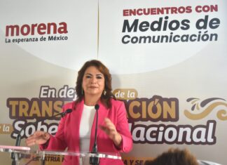 Fabiola Alanís urge justicia para migrantes