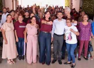Desde Apatzingán, Gaby Molina convoca a fortalecer el Segundo Piso de la Transformación