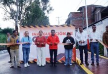 Inauguran nuevo andador peatonal en Las Canoas, Charo; mejora la seguridad y movilidad de las familias