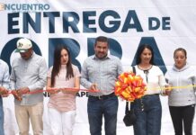 Inauguran último tramo de la Avenida Morelos Poniente, en Indaparapeo