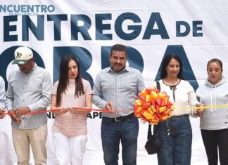 Inauguran último tramo de la Avenida Morelos Poniente, en Indaparapeo