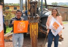 Avanza la infraestructura peatonal en Charo; inician construcción de andador en el acceso a Peña Cargada