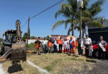 Gabriel Molinero inicia construcción del andador que conectará Zurumbeneo con Francisco I. Madero