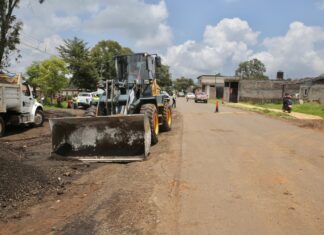 Rehabilitación de la carretera Villa Madero-Etúcuaro alcanza 72 % de avance: Bedolla