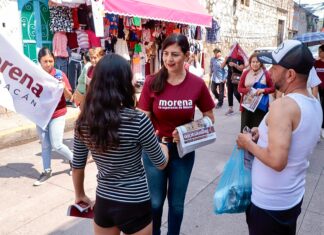 Gaby Molina suma a jóvenes de Tarímbaro al proyecto de Transformación