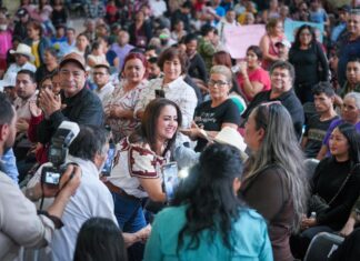Gladyz Butanda consolida en Uruapan la fuerza territorial en defensa de la transformación