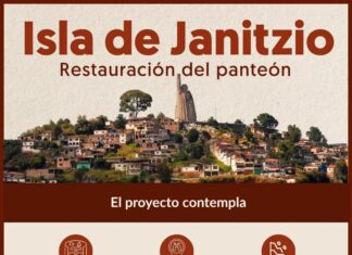 Restauración del panteón de Janitzio busca preservar una tradición emblemática y mejorar la experiencia turística