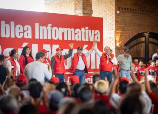 Estructura del PT en Tarímbaro respalda los trabajos de Raúl Morón Orozco