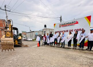 Eric Gaona encabeza la mayor rehabilitación vial de los últimos años en Tarímbaro