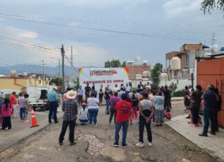 Comenzó la rehabilitación de la avenida Sagitario en Tarímbaro
