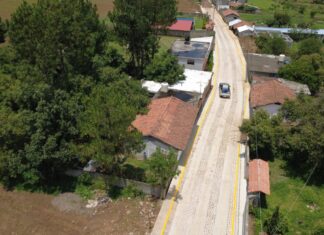 Concluyen nueva vialidad en Tupátaro, comunidad indígena con autogobierno