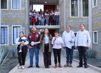 Entregan 48 hogares del Programa Vivienda para el Bienestar en Vista Hermosa
