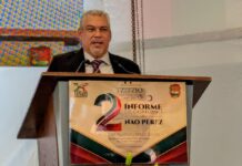 Tzitzio apuesta por caminos y servicios para abatir rezagos; Nauneli Pérez rinde Segundo Informe