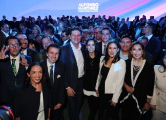 Claudio X. González y Alessandra Rojo de la Vega, destacan buen gobierno de Alfonso Martínez en Morelia