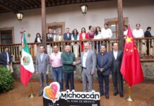 Bedolla y embajador de China impulsan agenda económica, turística y cultural para Michoacán