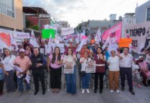Gladyz Butanda defiende la soberanía nacional desde las calles de Morelia