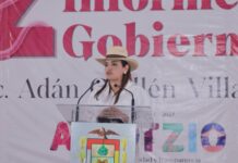Grecia Quiroz llama desde Acuitzio a gobiernos sin pactos con la delincuencia