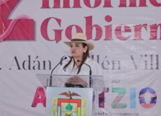 Grecia Quiroz llama desde Acuitzio a gobiernos sin pactos con la delincuencia