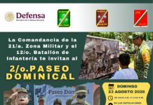 Ejército Mexicano invita a la población a Paseo Dominical en Morelia