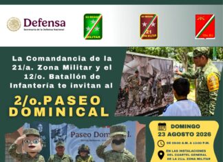 Ejército Mexicano invita a la población a Paseo Dominical en Morelia