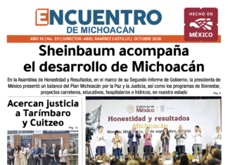 Sheinbaum acompaña el desarrollo de Michoacán