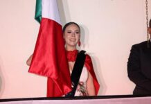 Diana Caballero celebra en Queréndaro con orgullo sus fiestas patrias