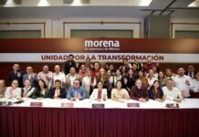 Jesús Mora fortalece coordinación con Ariadna Montiel y dirigencias estatales de Morena