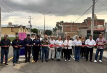 Eric Gaona entrega nuevo paquete obras viales en Tarímbaro