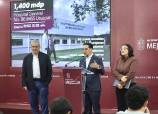 Michoacán amplía red hospitalaria y sostiene programas gratuitos contra cáncer y enfermedad renal