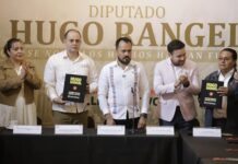 Mezcaleros reconocen acompañamiento del diputado del PT, Hugo Rangel, en su 2° Informe Legislativo